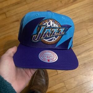 Utah Jazz Shark Mitchell and Ness SnapBack